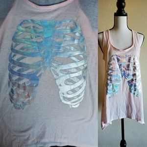 NWOT Iridescent Ribs Tank Top